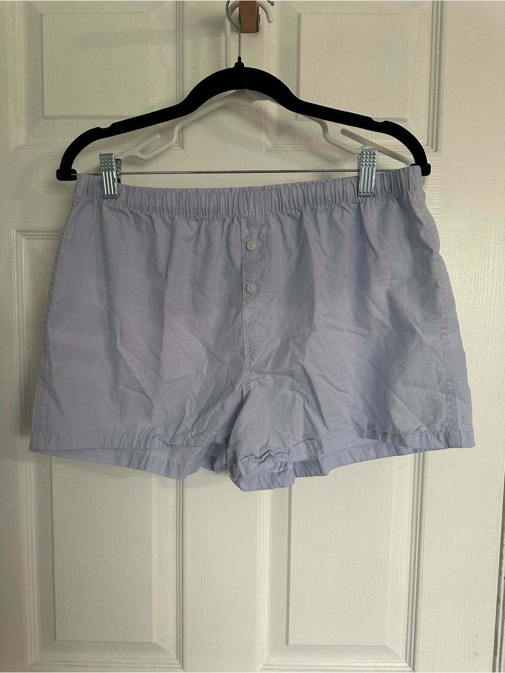 GAP Pale Blue Cotton Boxer Sleep Shorts